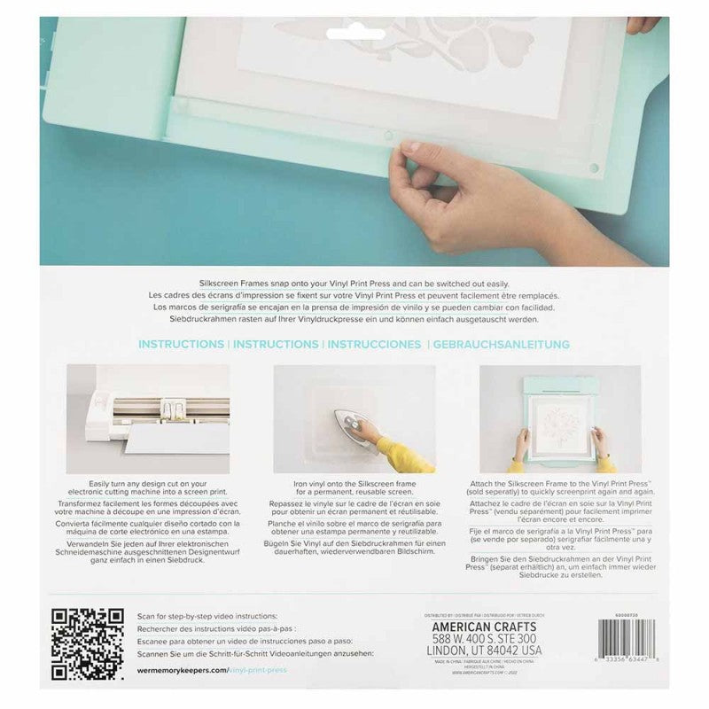 Marcos Para Vinyl Print Press Serigrafia We R Memory Keepers