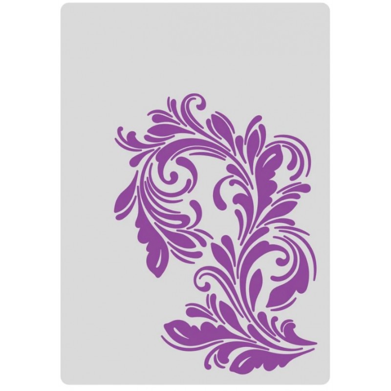 Folder De Embossing 2D Remolinos De Filigrana