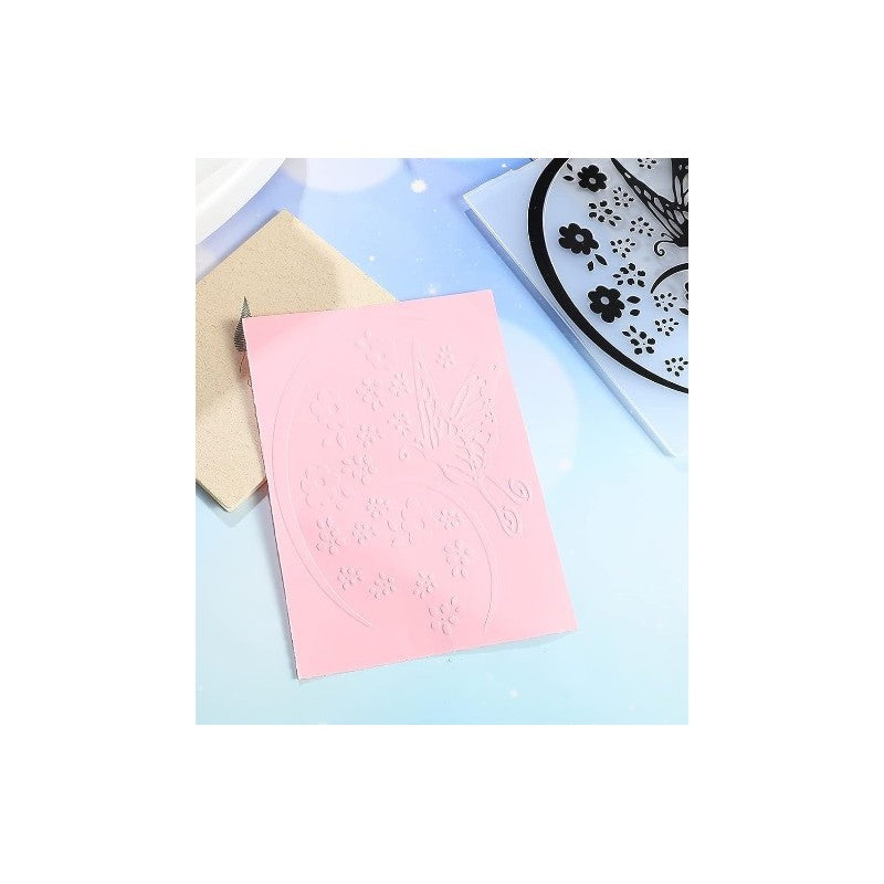 Folder De Embossing Flores Y Mariposa (1 Pc)