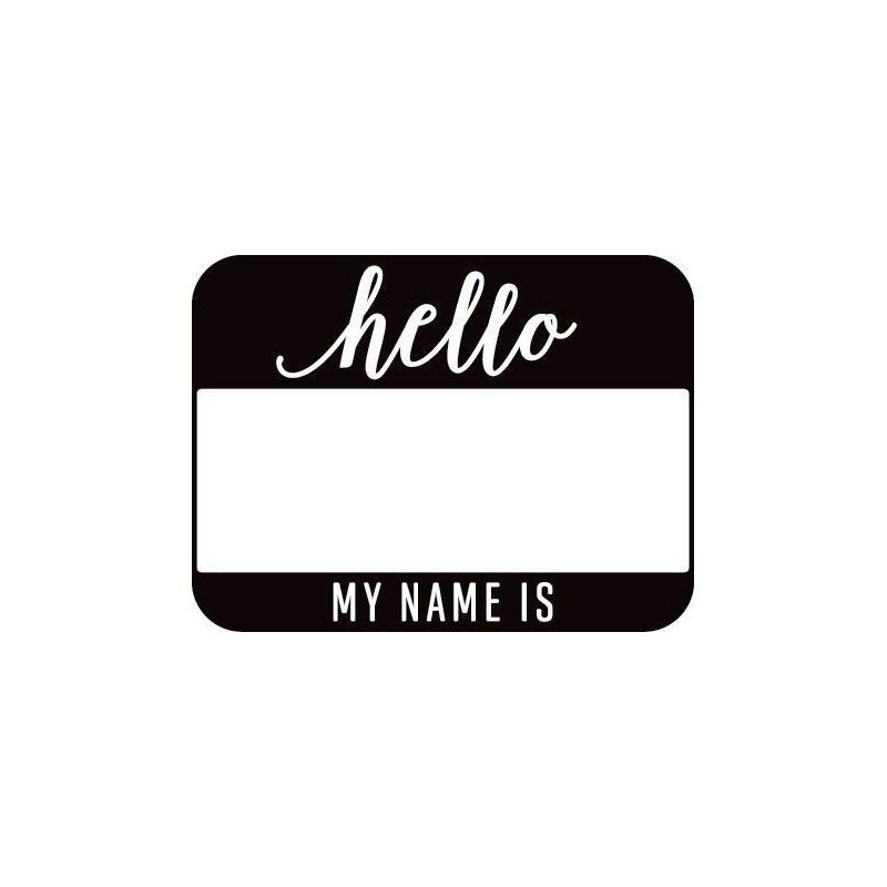 Sello Hello My Name Is