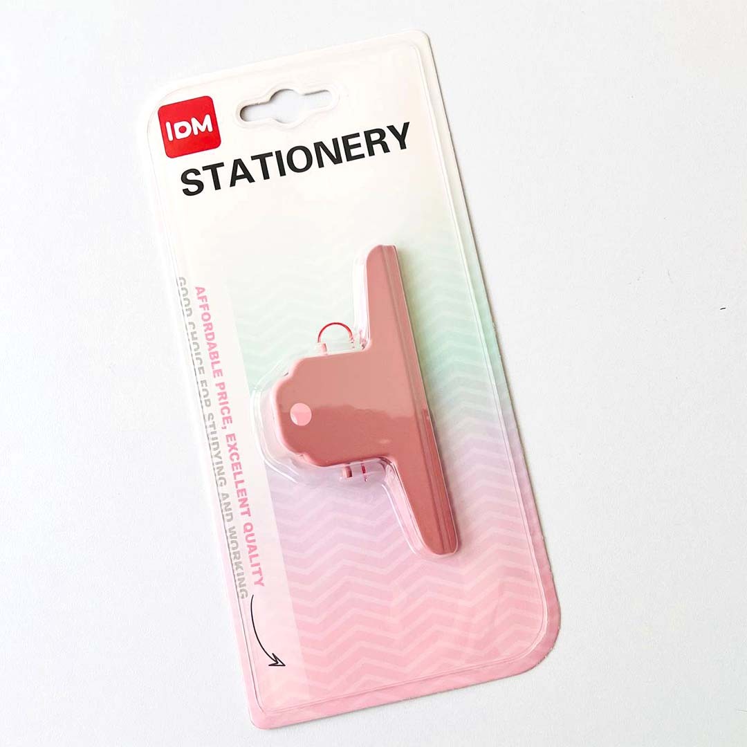 Pinza Para Carpeta Rosa