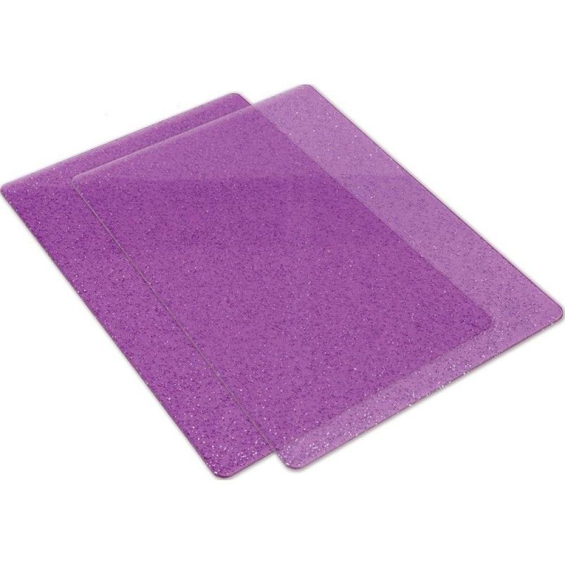 Bases De Corte Big Shot Estandar Purpura Con Glitter