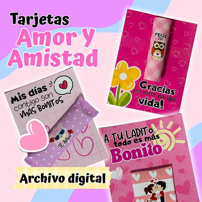 Tarjetas Y Envoltorios Para Amor Y Amistad