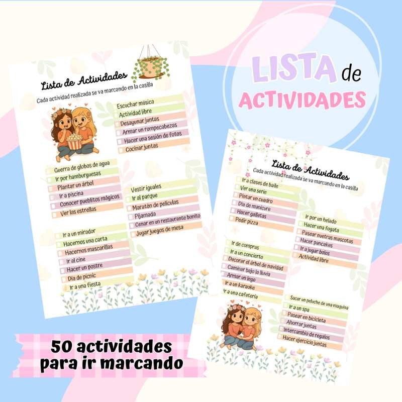 Agenda 50 Citas Con Mi Mejor Amiga Archivo Digital