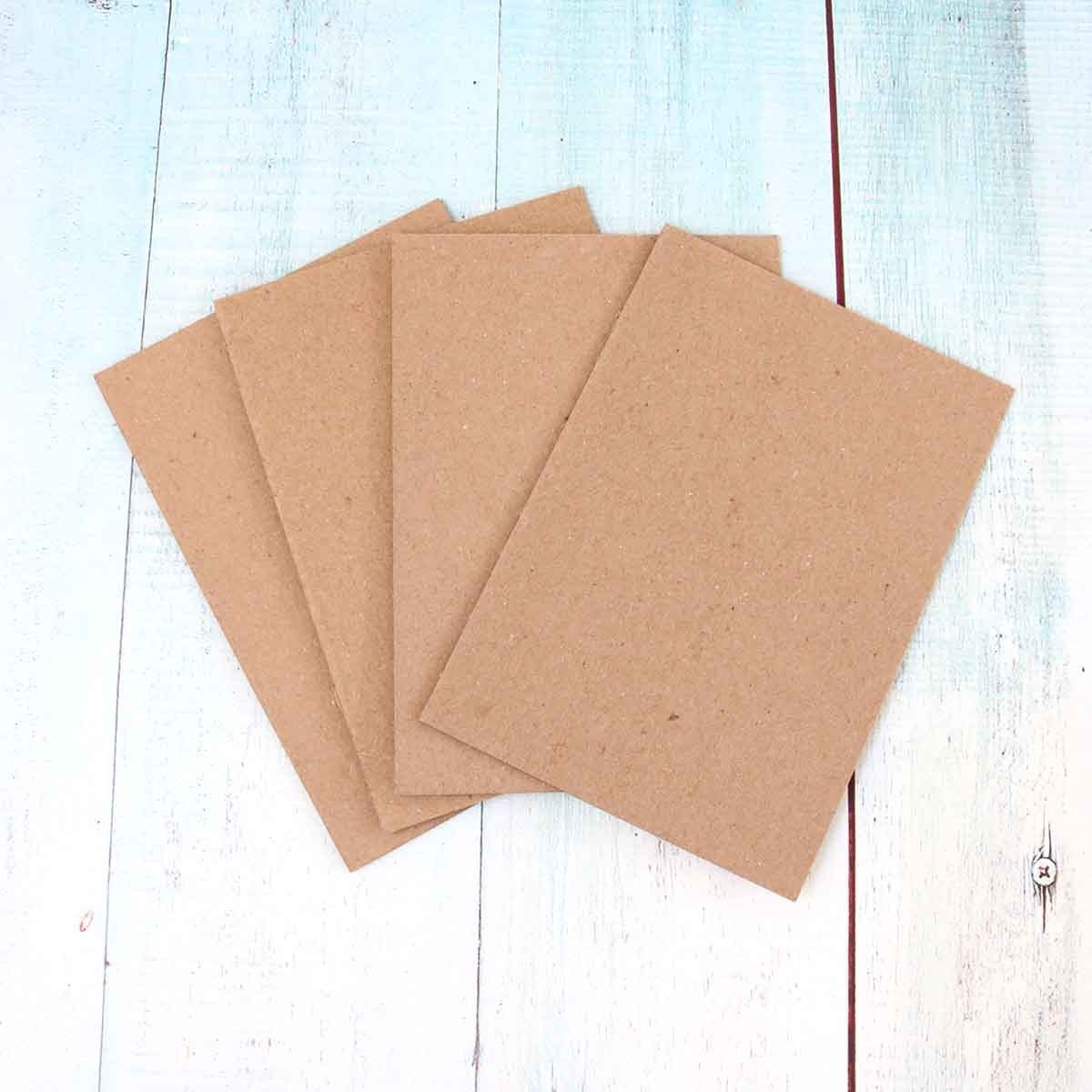 CARTON CHIPBOARD 1,5MM 14,5cm x 22,1cm (4 pcs)