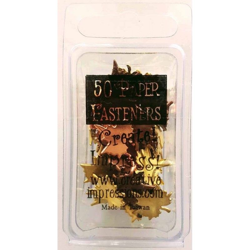Brads Hojas Doradas Y Cobre (50 Pcs)