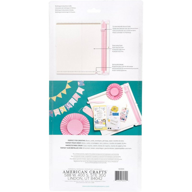Cizalla Y Tabla En Centimetros Trim And Score Board Rosa