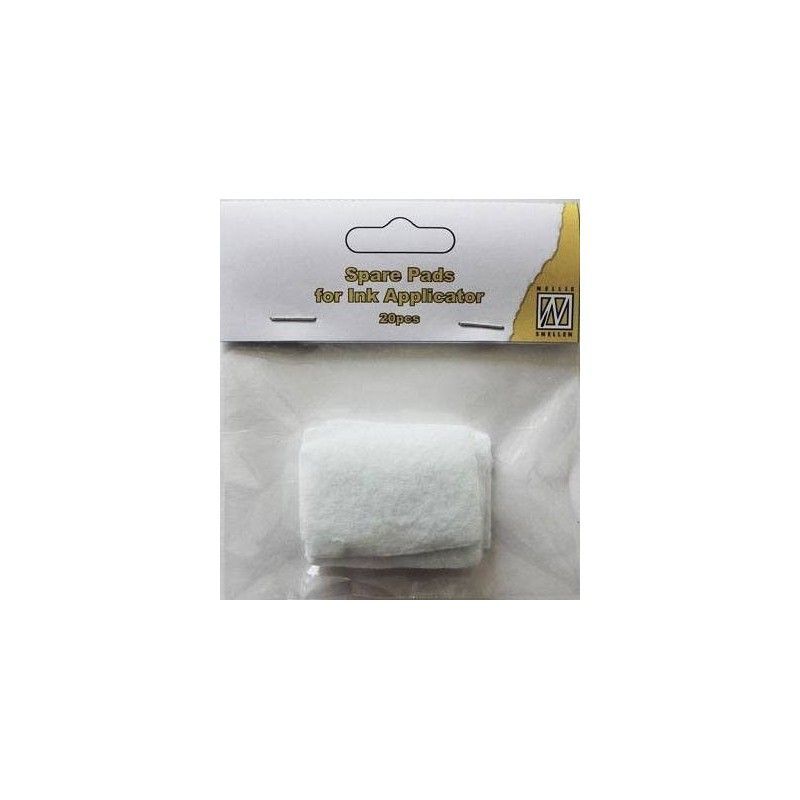 REPUESTOS DE FIELTRO PARA APLICADOR DE TINTA RECTANGULAR (20 PCS) NELLIES CHOICE
