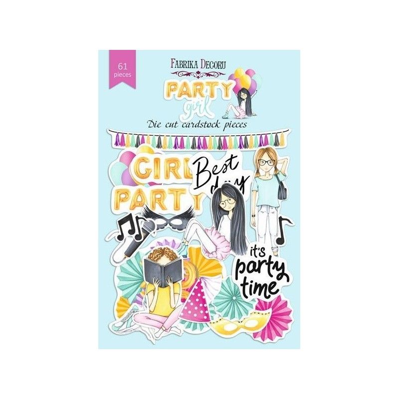 Die Cuts Party Girl 61 Pcs