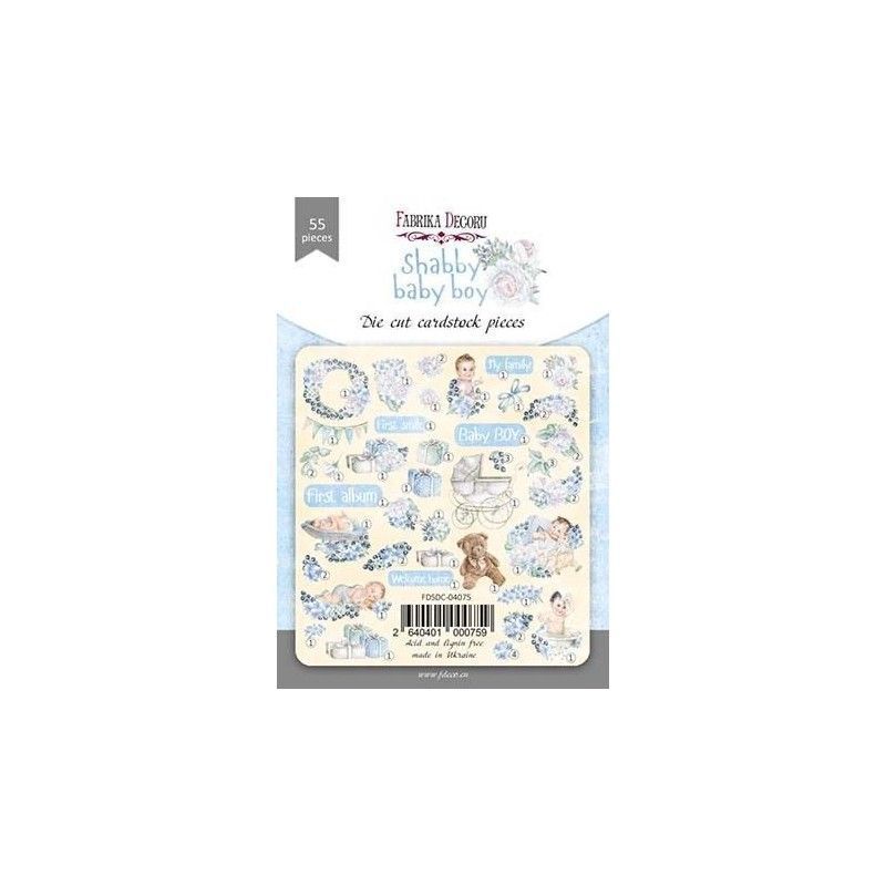 Die Cuts Chabby Baby Boy (55 Pcs)