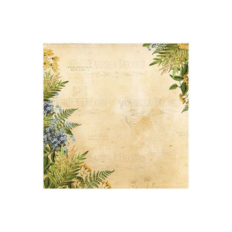 Set De Papeles Botany Summer 30.5 X 30.5 Cm (Doble Cara)