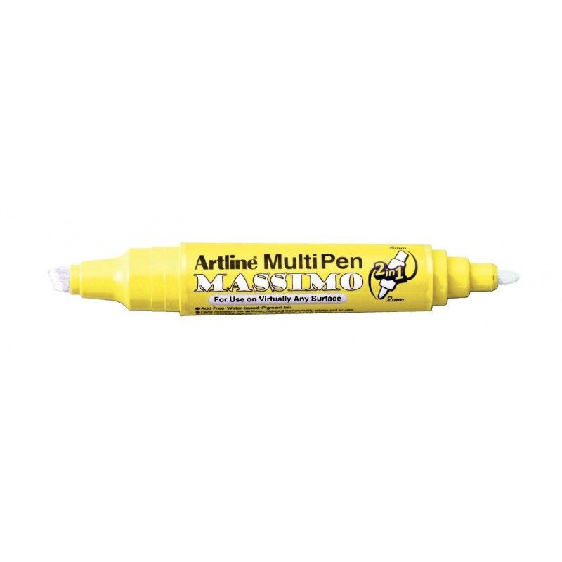 Marcador Doble Punta De Tinta De Alta Calidad Massimo Purpura Pastel Emp-25T