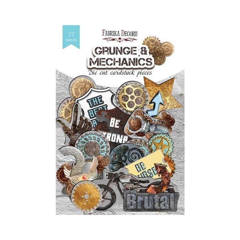 Die Cuts Grunge&Mechanics (77 Pcs)