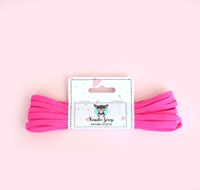 ELASTICO PLANO FUCSIA 5MM (5 METROS)