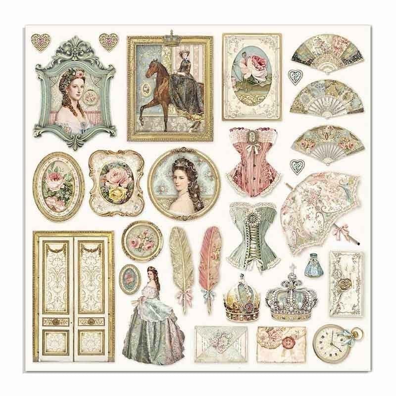 Bloc 10 Hojas Princess (20 X 20 Cm) Doble Cara