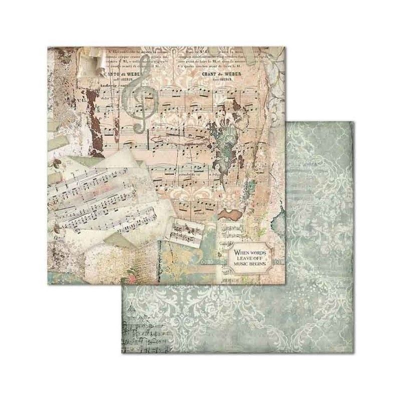 Bloc 10 Hojas Imagine (20 X 20 Cm) Doble Cara