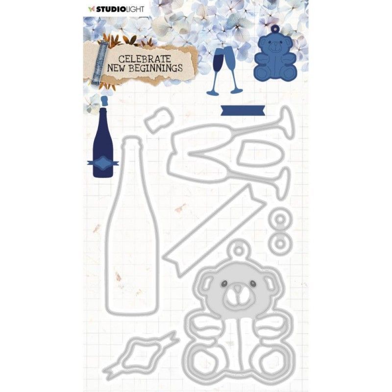 Troquel De Corte Y Embossing Celebrando Nuestra Boda