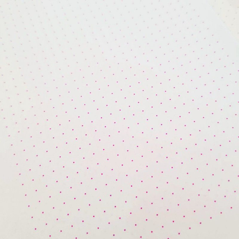 Pack De Hojas De Puntos Rosa Fuerte Para Agenda (100 Hojas)