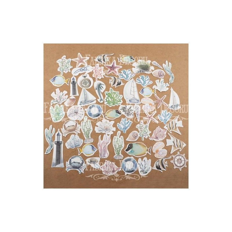 Die Cuts Memories Of The Sea 59 Pcs
