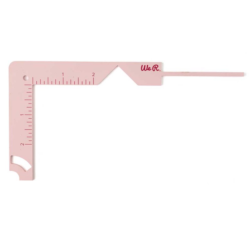 Regla Para Encuadernar Rosa We R Maker