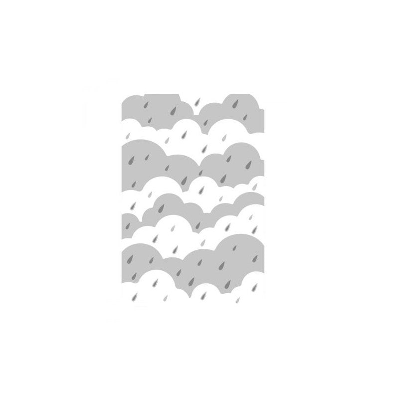 Folder De Embossing Nubes De Lluvia De Sizzix