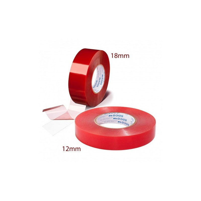 Cinta Doble Faz Roja 18 X 5 Mts
