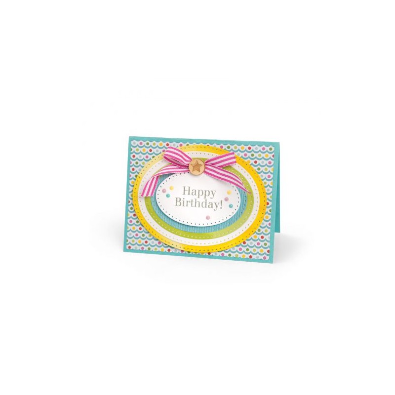 Troquel Framelits Sizzix Ovalos (8 Pcs)