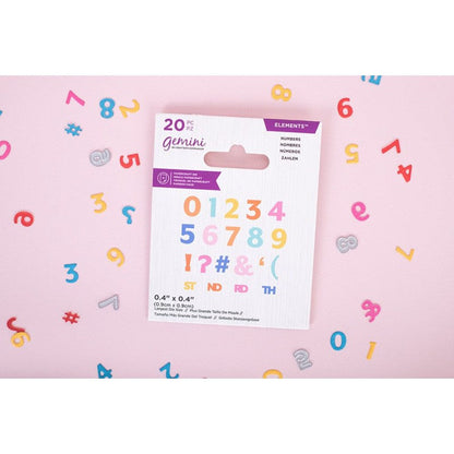 Mini Juego De Troqueles Numeros (20 Pcs)