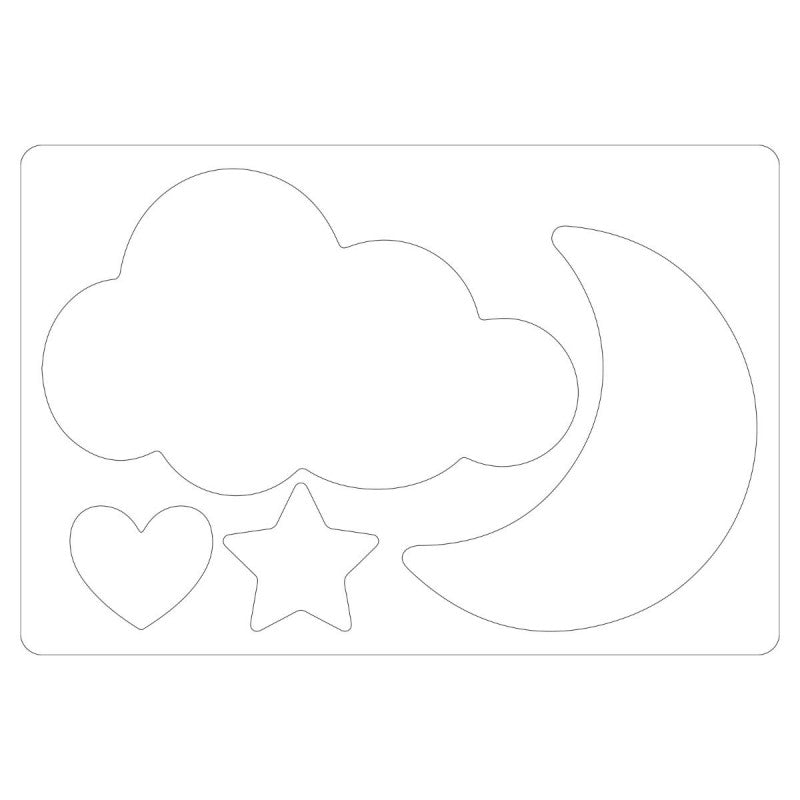 Troquel Bigz L Luna Y Nube De Sizzix