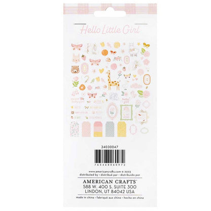 Die Cut Hello Little Girl (78 Piezas)