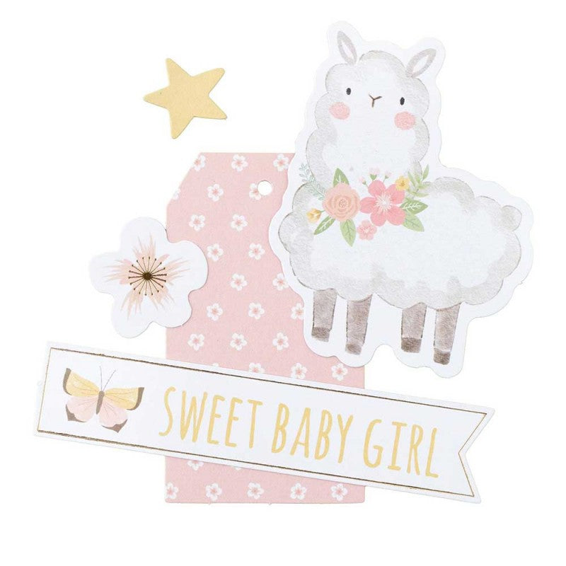 Die Cut Hello Little Girl (78 Piezas)