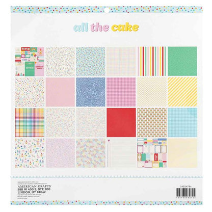 Set De Papeles All The Cake 12 X 12 (24 Hojas)