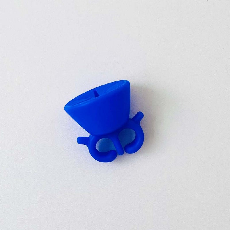 Anillo Recolector De Vinilo Azul Electrico