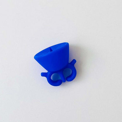 Anillo Recolector De Vinilo Azul Electrico