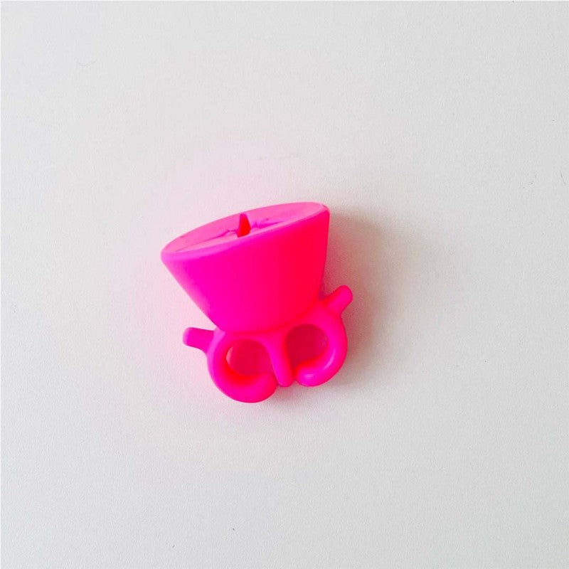 Anillo Recolector De Vinilo Fucsia