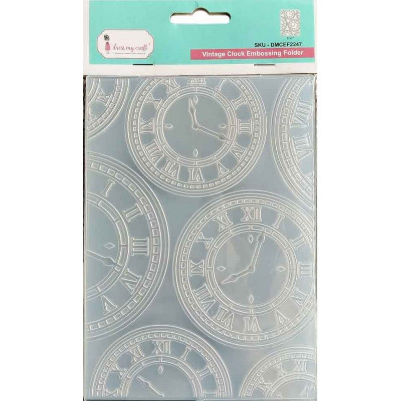 Folder De Embossing Reloj (1Pc)