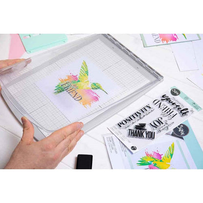 Tabla De Estampacion De Sellos Y Plantillas De Sizzix