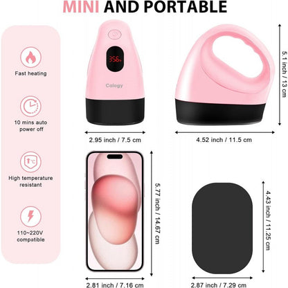 Mini Termofijadora Para Vinil Textil Rosa