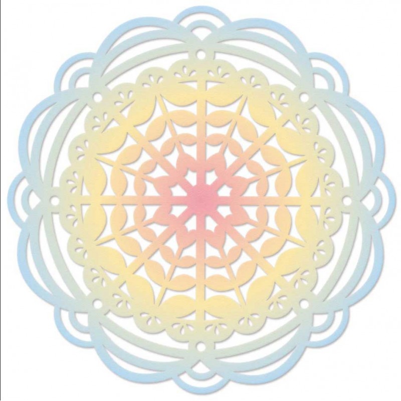 Troquel Thinlits Corazon Mandala De Sizzix