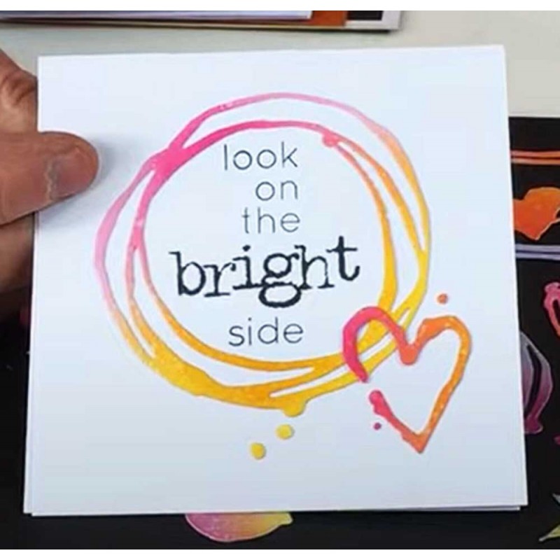 Sello Frases En Ingles Buenas Vibras De Sizzix