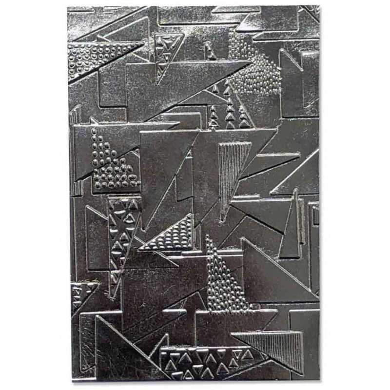 Folder De Embossing 3D Triangulos De Sizzix