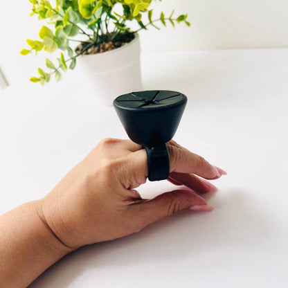 Anillo Recolector De Vinilo Negro