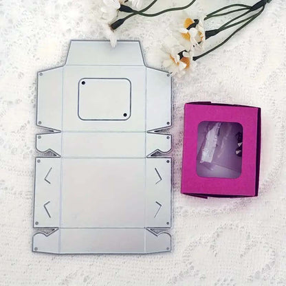 Troquel De Mini Caja Con Ventana