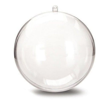 ESFERA TRANSPARENTE PARA DECORAR 10CM DE DIAMETRO
