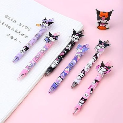 Esfero Retractil Kuromi Rosa Y Morado