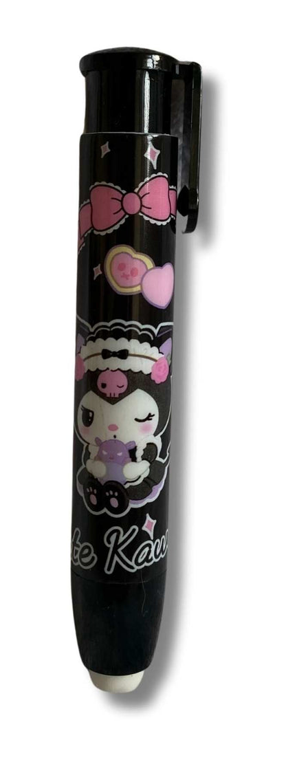 BORRADOR RETRACTIL KUROMI NEGRO