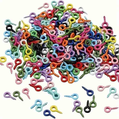 Cancamo Tornillo Colores Para Llaveros O Dijes (100 Pcs)