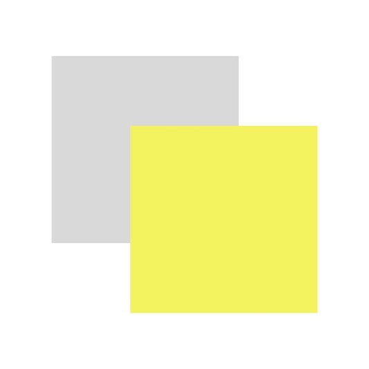 VINILO ADHESIVO AMARILLO Y GRIS CLARO 30.5 X 30.5 CM (2 PCS)