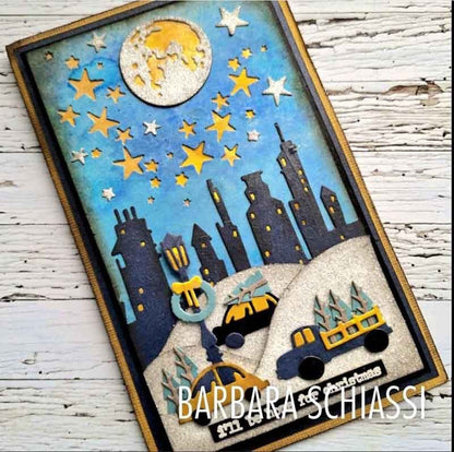 Troquel Thinlits Navidad Magica Tim Holtz Sizzix (12 Pcs)