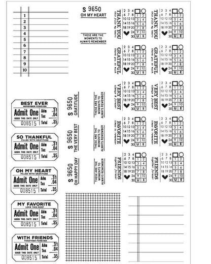 Sellos Y Troqueles Basicos Diarios Sizzix (21 Pcs)